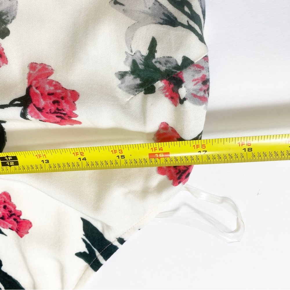 BB Dakota Romper Dress Floral Festival Dress Christmas Elastic Waist Pockets M - Picture 11 of 12